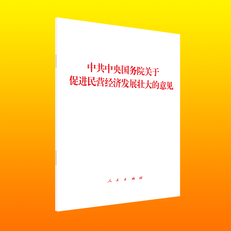 中共中央国务院关于促进民营经济发展壮大的意见