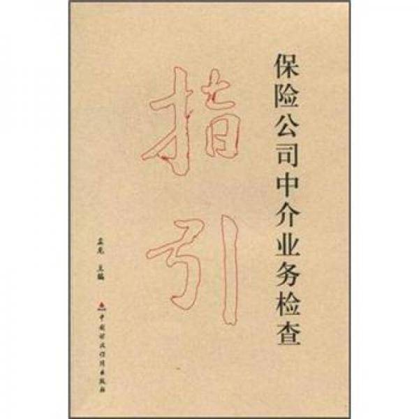 保险公司中介业务检查指引