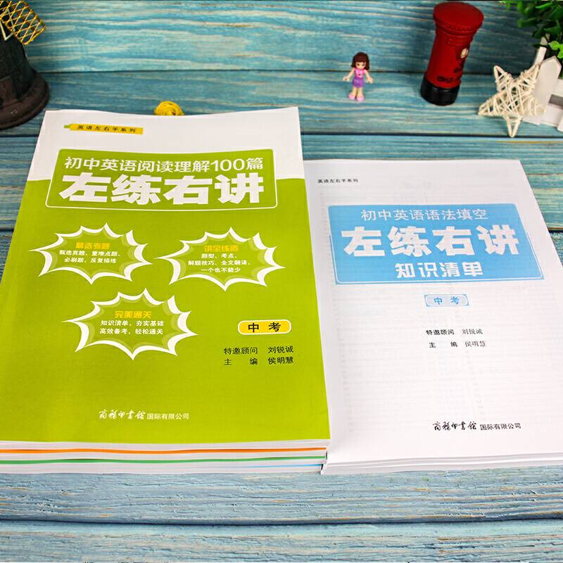 初中英语阅读理解100篇左练右讲（中考）