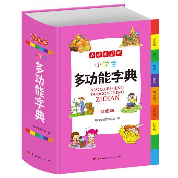 小学生多功能字典 彩图版大开本 新课标专用辞书工具书词典开心辞书