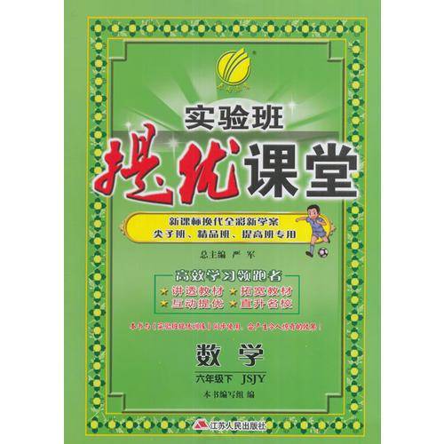 实验班提优课堂 小学 数学 六年级 (下) 苏教版JSJY  春雨教育・2019春