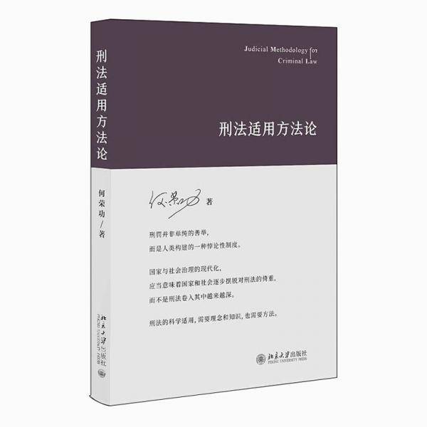 刑法适用方法论何荣功著