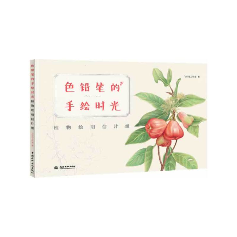 色铅笔的手绘时光～植物绘明信片组