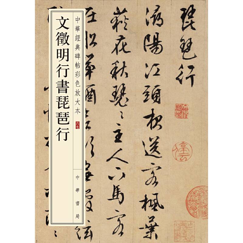 文徵明行书琵琶行（中华经典碑帖彩色放大本）