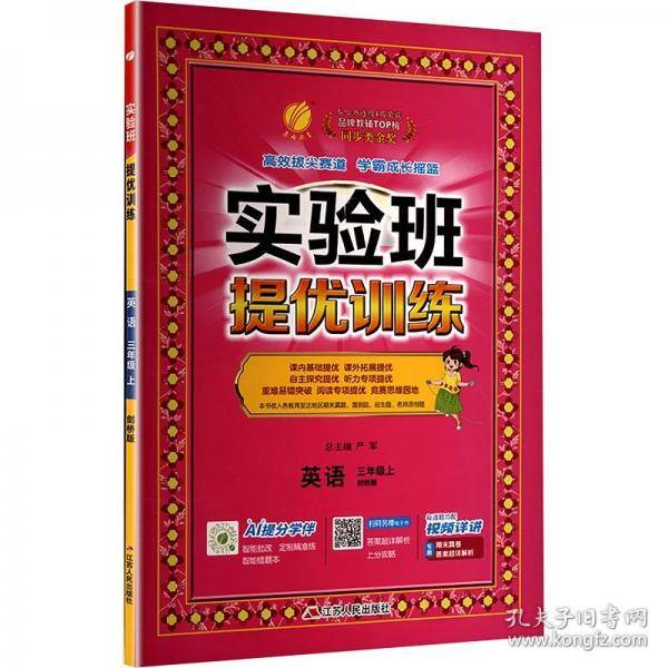 实验班提优训练 三年级上册