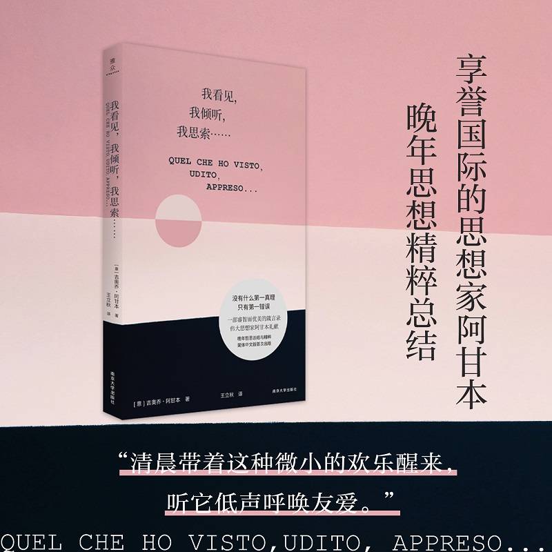 我看见，我倾听，我思索……