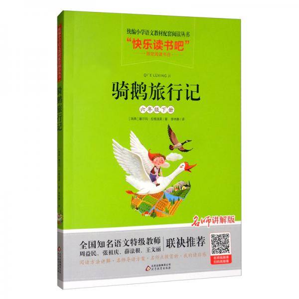 骑鹅旅行记(6下名师讲解版)/快乐读书吧/统编小学语文教材配套阅读丛书