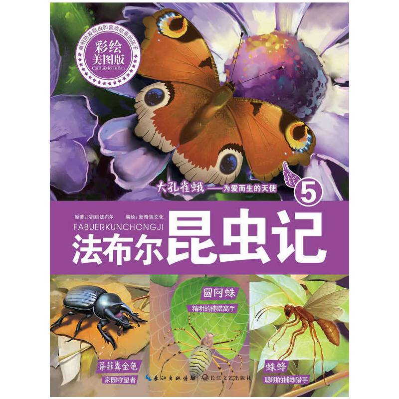 《法布尔昆虫记⑤：大孔雀蛾――为爱而生的天使》