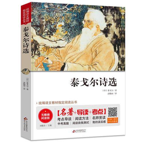 泰戈尔诗选 九年级 无障碍阅读+中考真题 统编语文教材指定阅读丛书