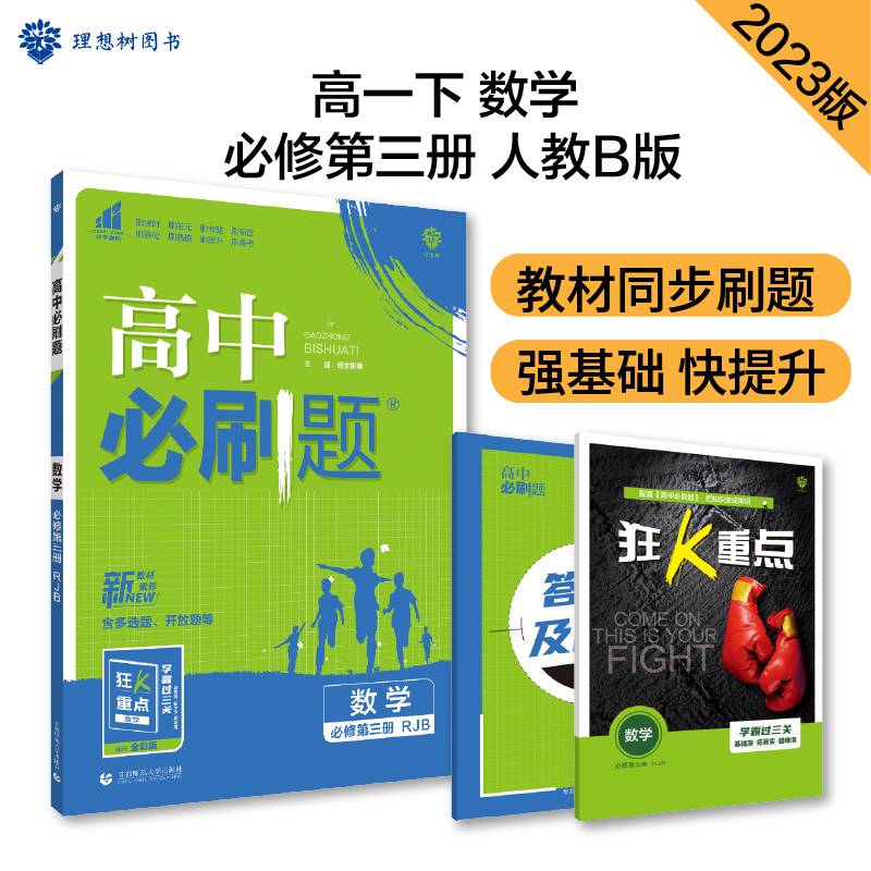 高中必刷题高一下 数学 必修 第三册 RJB人教B版 2022（新教材）理想树