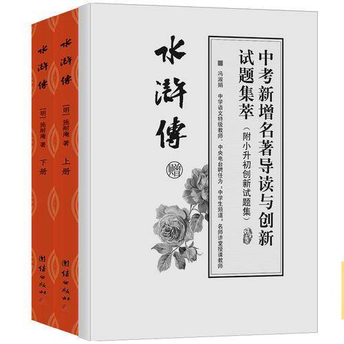 水浒传青少年版 原著 正版无删减白话文无障碍阅读注音初中学生版（套装共2册，实收3本）