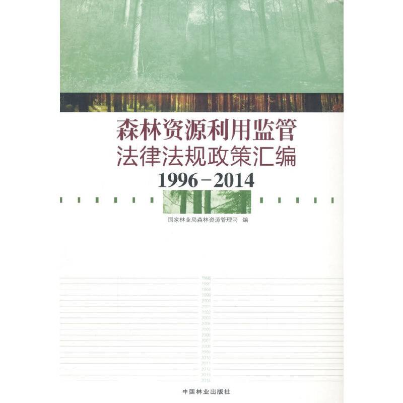 森林资源利用监管法律法规政策汇编