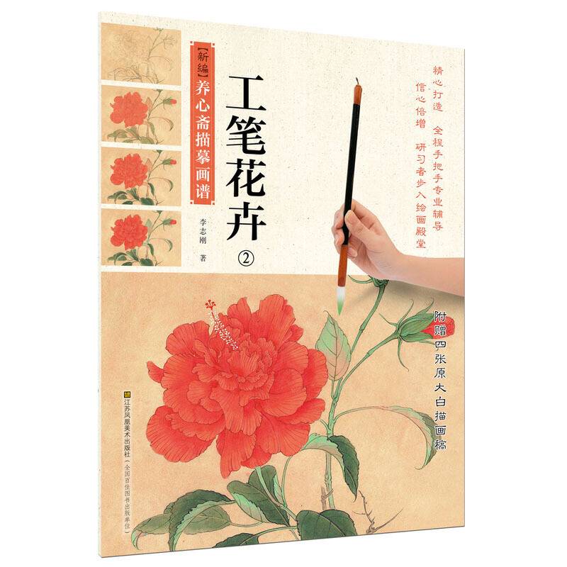 新编养心斋描摹画谱-工笔花卉2