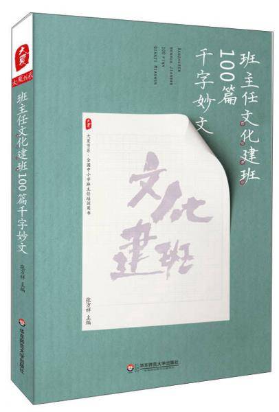 班主任文化建班100篇千字妙文  大夏书系