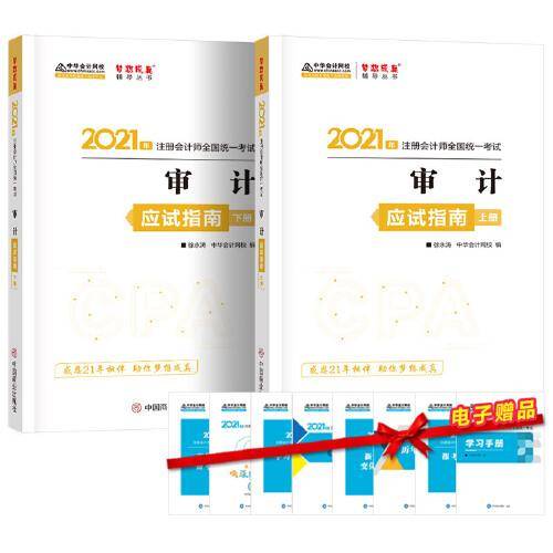 注册会计师2021教材 注会CPA 审计 应试指南 中华会计网校 梦想成真