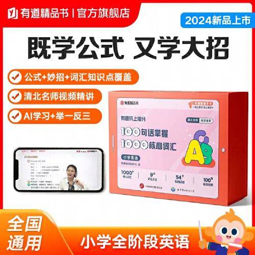 有道码上提分 100句话掌握1000核心词汇 小学英语