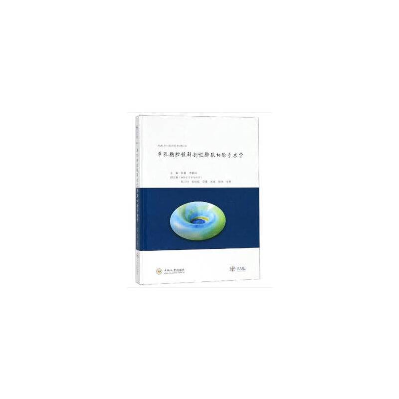 单孔胸腔镜解剖性肺段切除手术学 [AME外科时间系列图书] 中南大学出版社