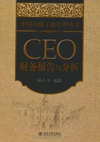 中国高级工商管理丛书—CEO 财务报告与分析