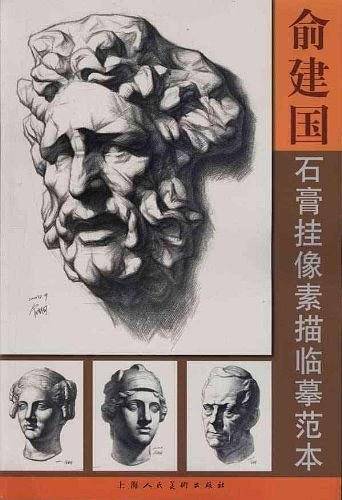 俞建国石膏挂像素描临摹范本