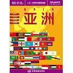 亚洲-世界热点国家地图-大字版