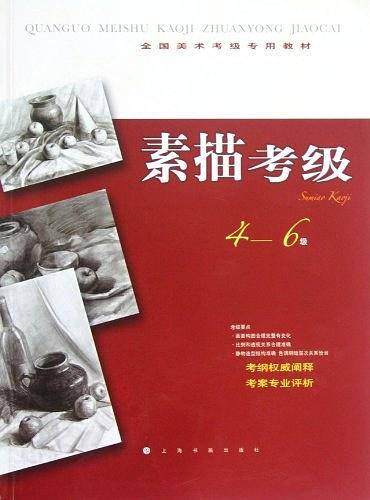 全国美术考级指定专用教材 素描考级4-6级