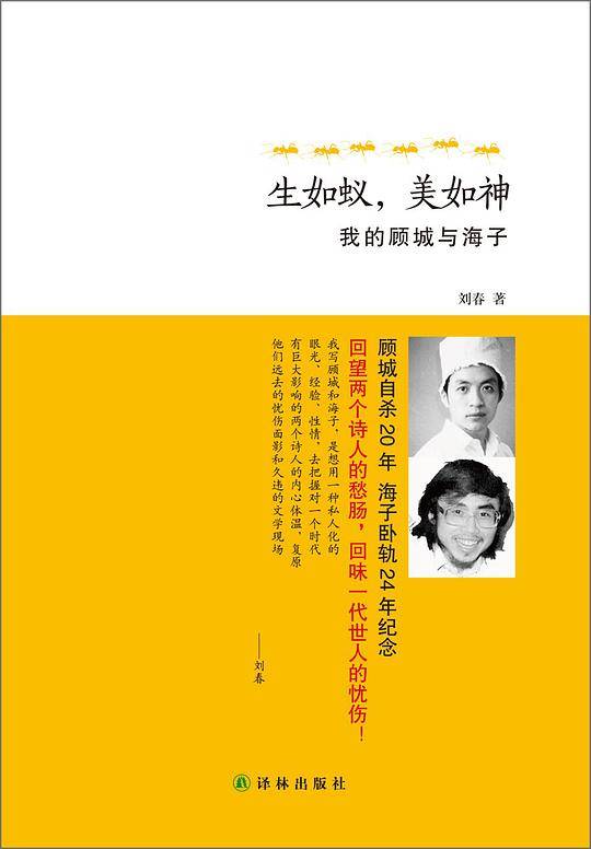 生如蚁，美如神：我的顾城与海子