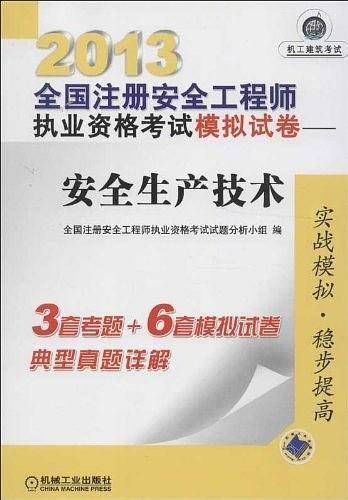 2013全国注册安全工程师执业资格考试模拟试卷