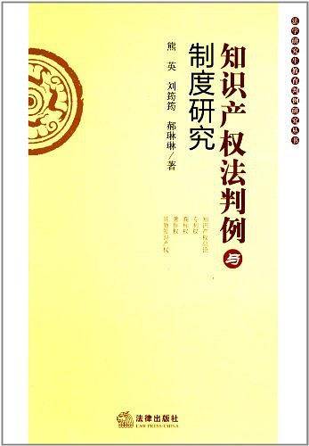 知识产权法判例与制度研究