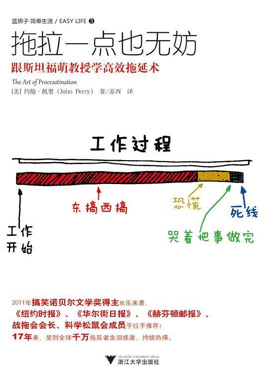 拖拉一点也无妨   《纽约时报》、《华尔街日报》、《赫芬顿邮报》、战拖会会长、科学松鼠会成员手拉手推荐！17年来，受到千万拖延者含泪感激、持续热捧）