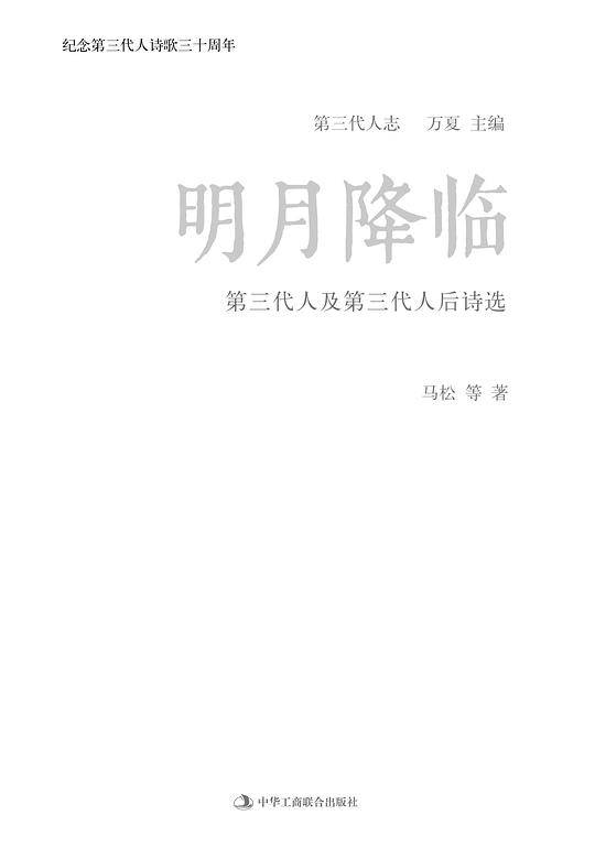 明月降临：第三代人及第三代人后诗选