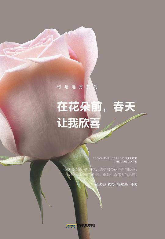 在花朵前，春天让我欣喜