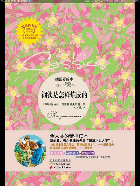 钢铁是怎样炼成的-插图彩绘本-完整版