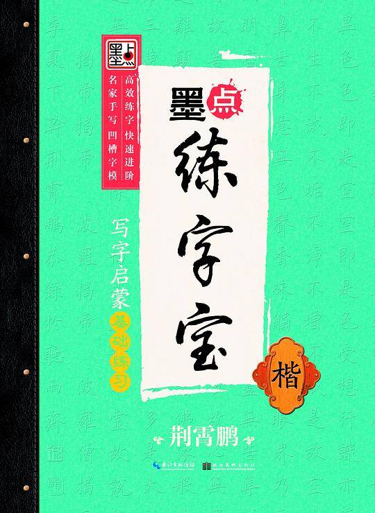 荆霄鹏墨点练字宝写字启蒙基础练习 凹槽练字帖消字板楷书