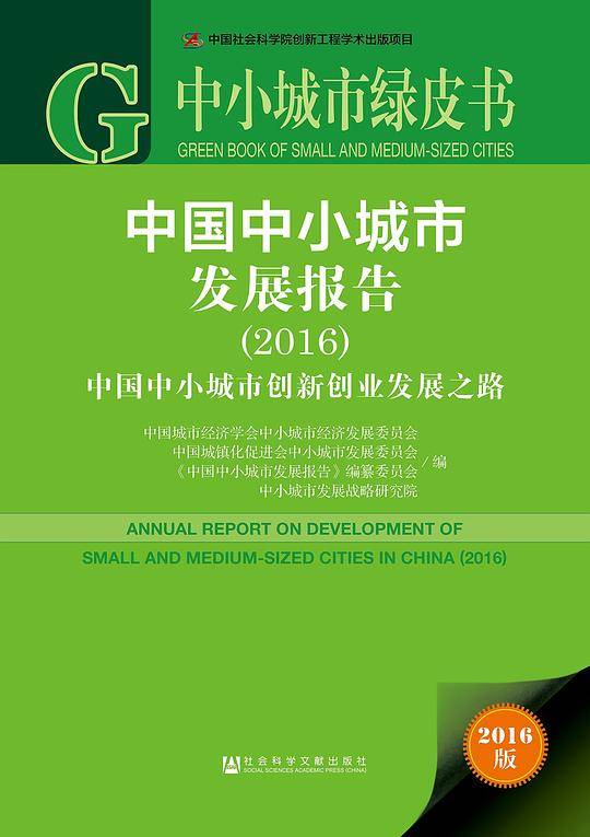 中小城市绿皮书:中国中小城市发展报告