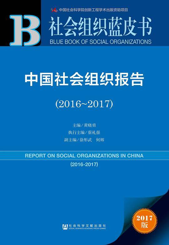 社会组织蓝皮书：中国社会组织报告（2016～2017）
