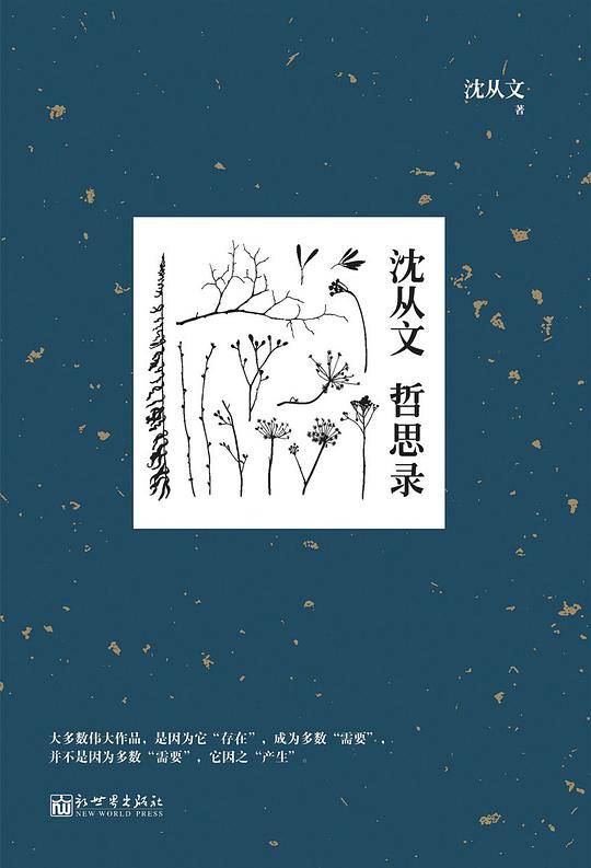 沈从文哲思录