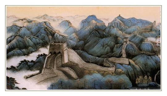 工笔山水画