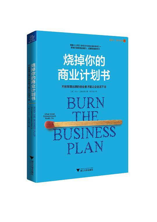 烧掉你的商业计划书