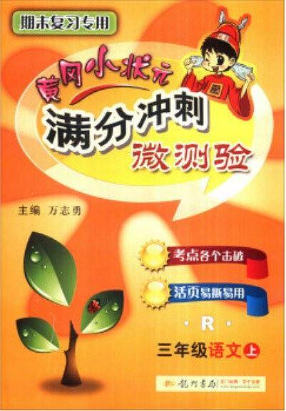 黄冈小状元满分冲刺微测验三年级语文2019年秋季