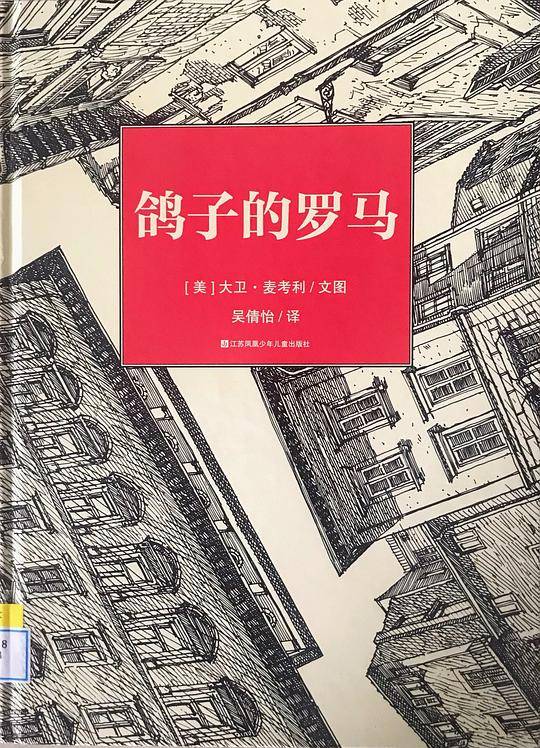 凯迪克奖得主的一本独特钢笔画绘本：鸽子的罗马（大卫麦考利写给罗马的情书）  耕林童书馆