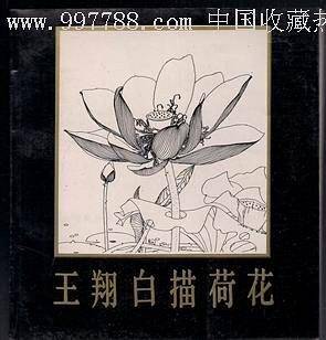 王翔白描荷花