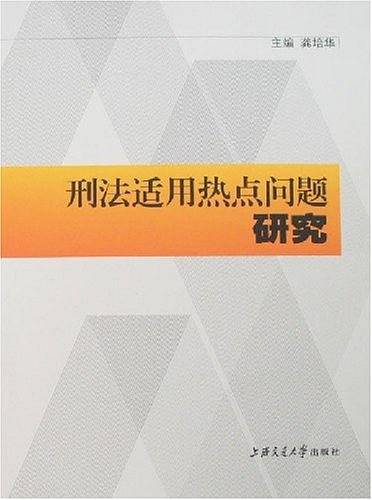 刑法适用热点问题研究