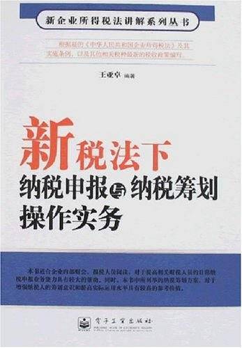 新税法下纳税申报与纳税筹划操作实务