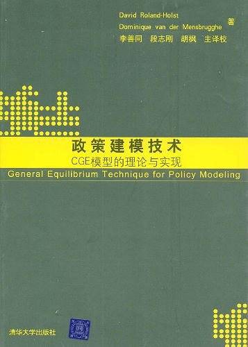 政策建模技术：CGE模型的理论与实现