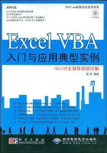 Excel VBA入门与应用典型实例