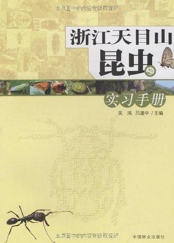 浙江天目山昆虫实习手册