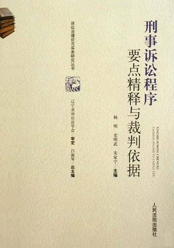 刑事诉讼程序要点精释与裁判依据