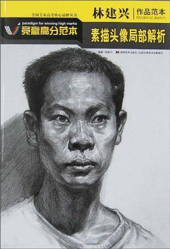 林建兴作品范本素描头像局部解析