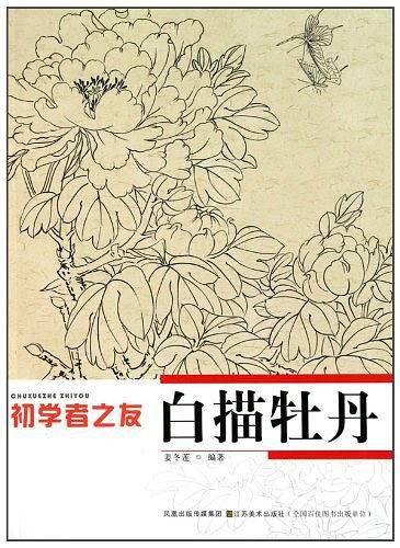 初学者之友-白描牡丹