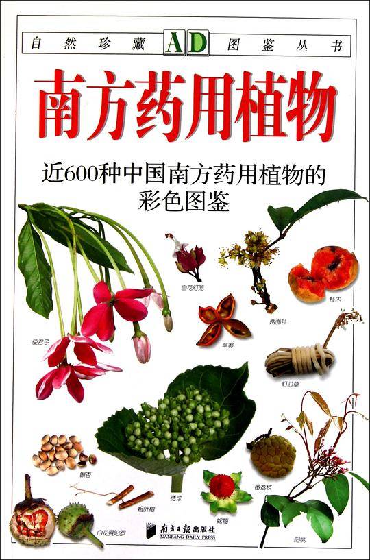 南方药用植物：近600种中国南方药用植物的彩色图鉴--自然珍藏图鉴丛书